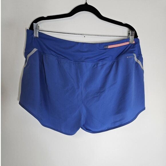 Champion Women'S Blue Running Shorts XL Lined Short Athletic Performance - Picture 2 of 5